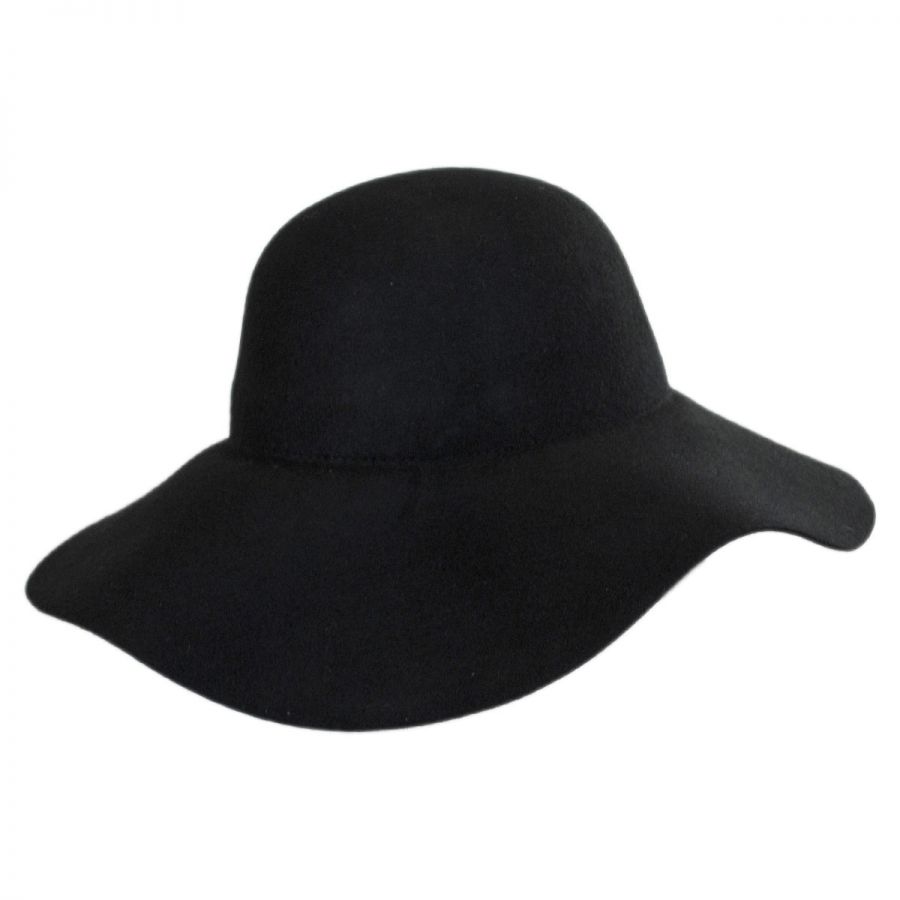 Scala Boho Wool Felt Swinger Hat Casual Hats