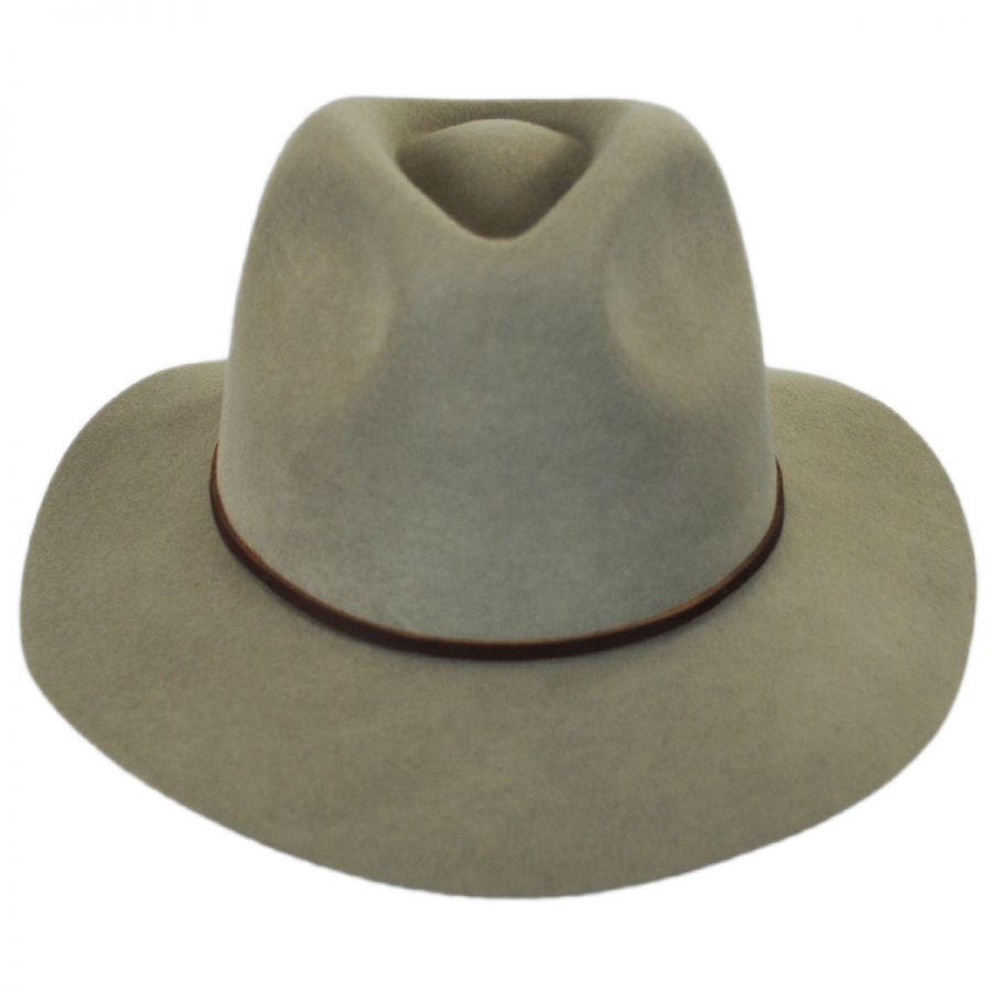 Brixton Hats Wesley Wool Felt Floppy Fedora Hat Casual Hats