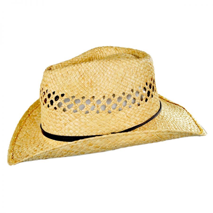 San Diego Hat Company Kids' Chincord Raffia Straw Cowboy Hat View All