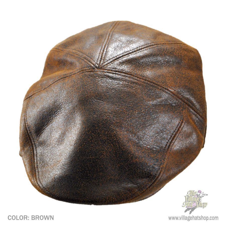 Bailey Taxten Weathered Leather Ivy Cap Ivy Caps