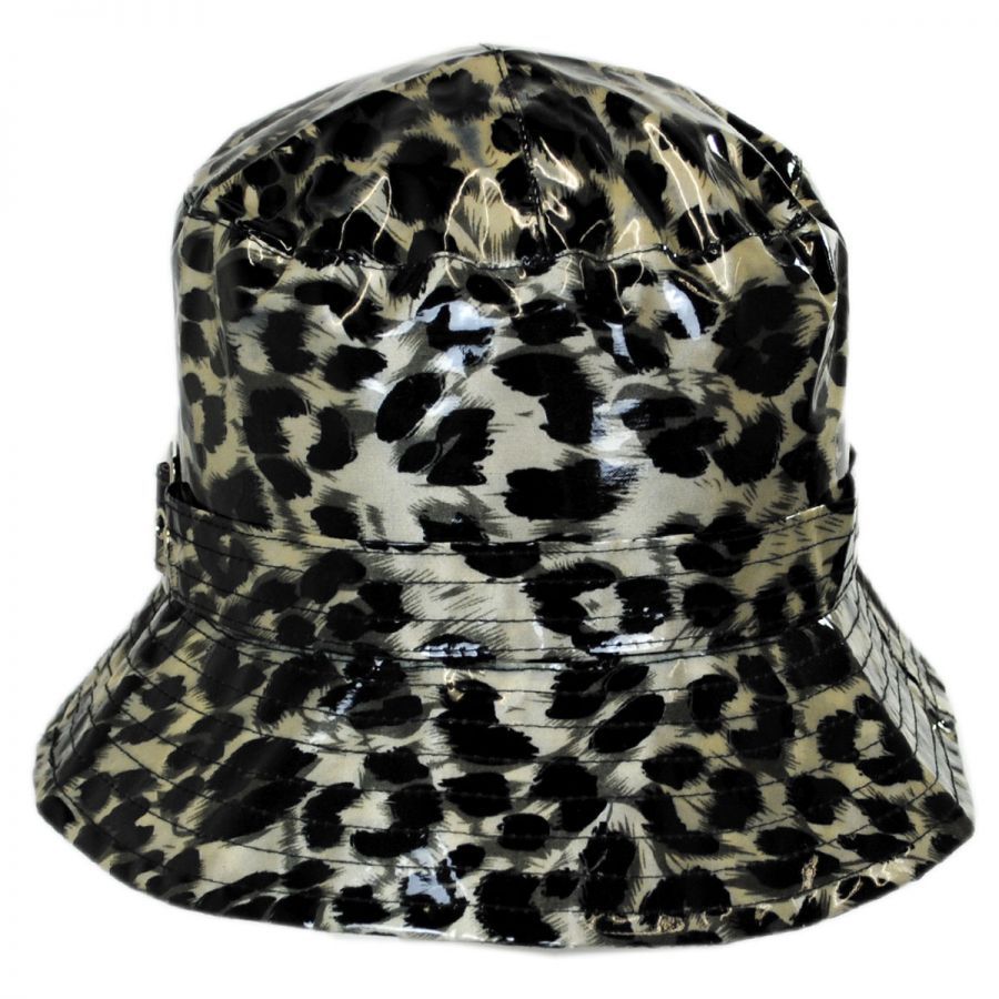 Karen Kane Leopard Rain Bucket Hat Rain Hats