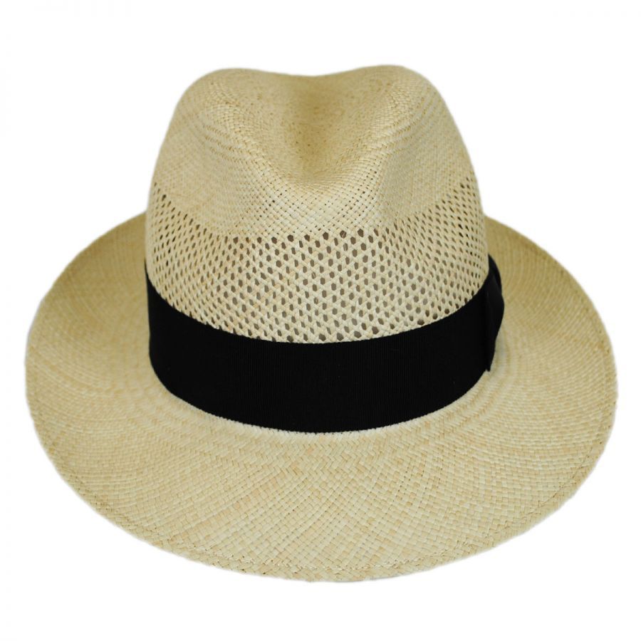 Bailey Groff Vent Panama Straw Fedora Hat Panama Hats