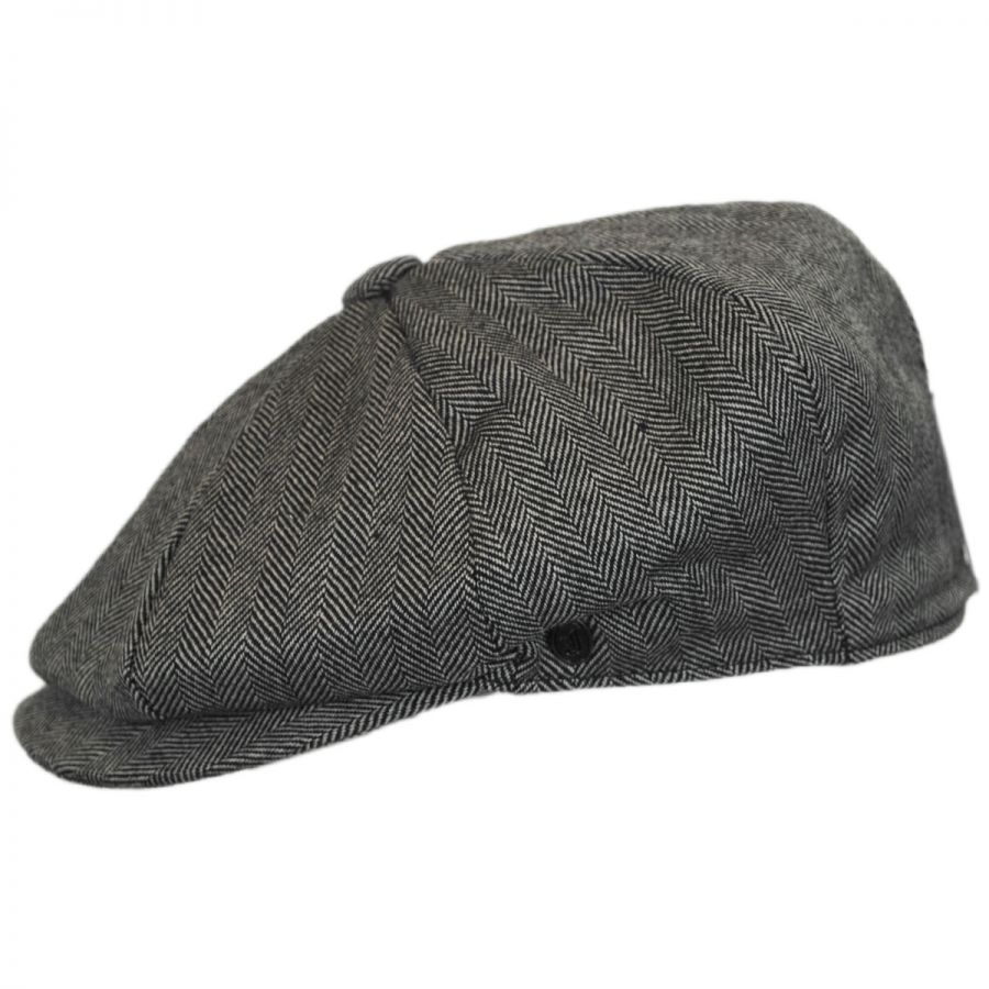 Jaxon Hats Herringbone Pure Wool Newsboy Cap Newsboy Caps