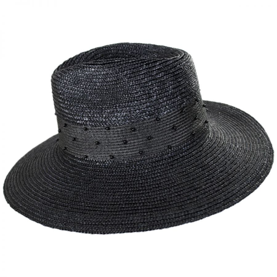 Brixton Hats Macy Straw Fedora Hat Fedoras