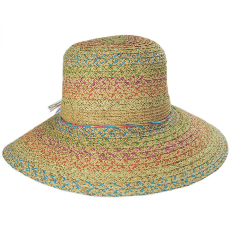 Jeanne Simmons Prismatic Toyo Straw Sun Hat Sun Hats