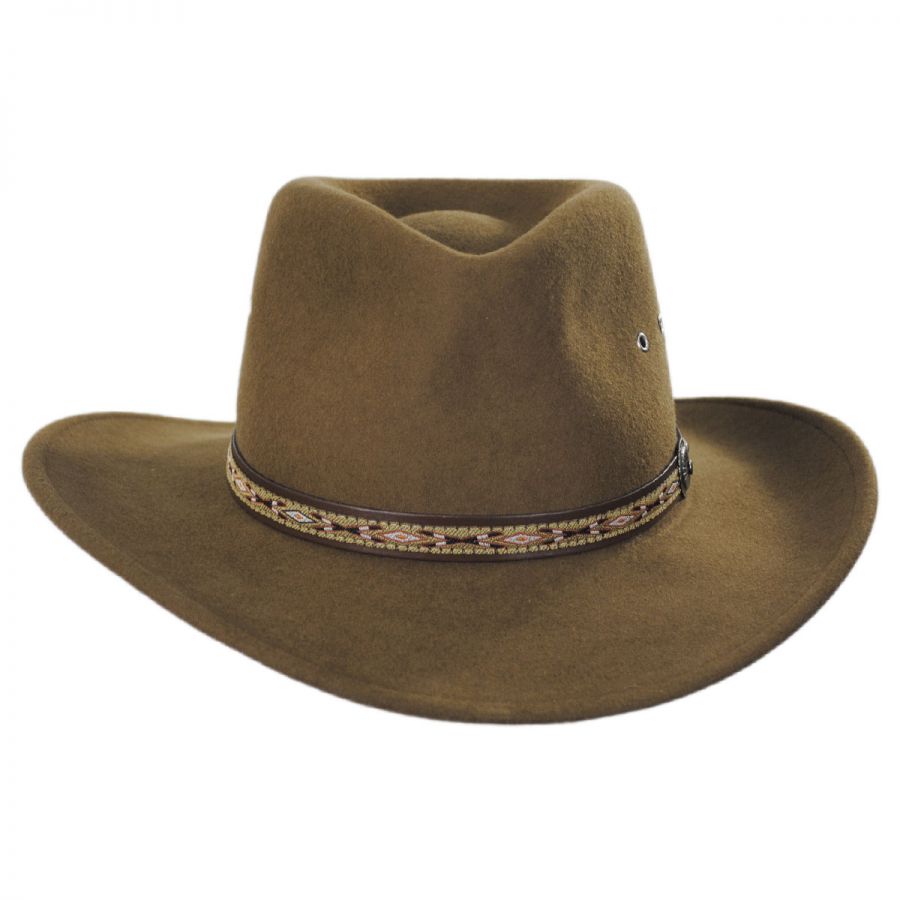 Stetson Kimmel Crushable Wool Felt Outback Hat View All