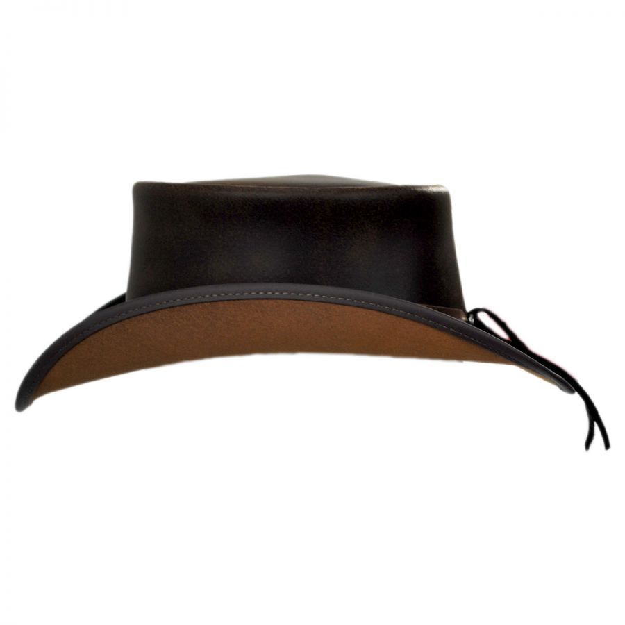 Head 'N Home Buffalo Pale Rider Leather Top Hat Top Hats