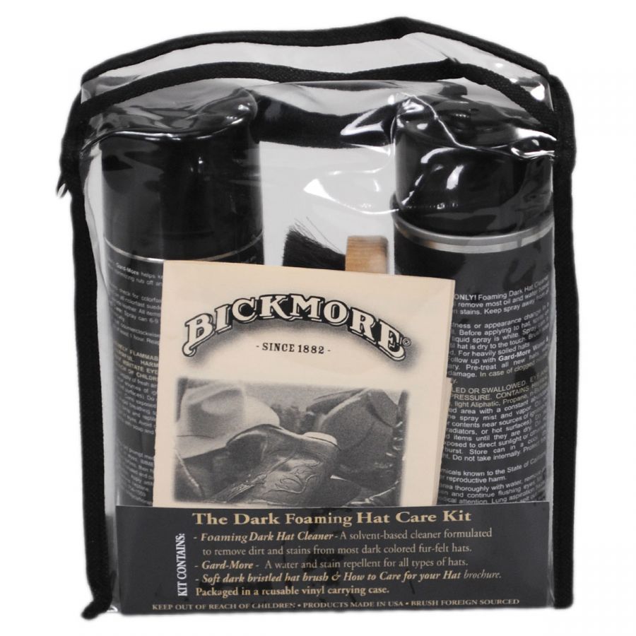 Bickmore Dark Foaming Hat Care Kit
