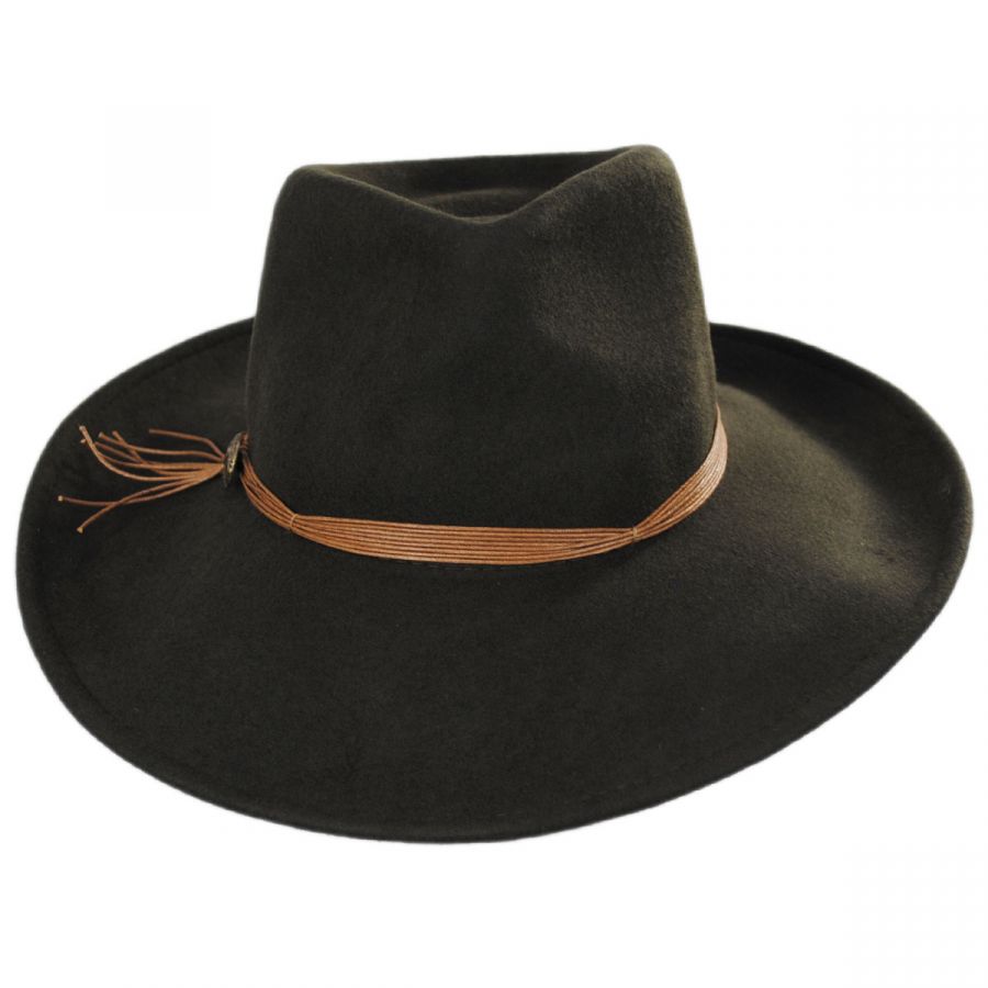 Scala Palermo Wool Felt Rancher Hat All Fedoras