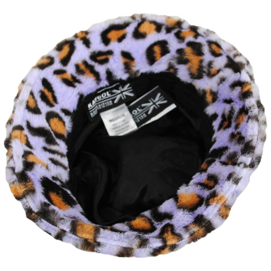 Kangol Leopard Faux Fur Bucket Hat Bucket Hats