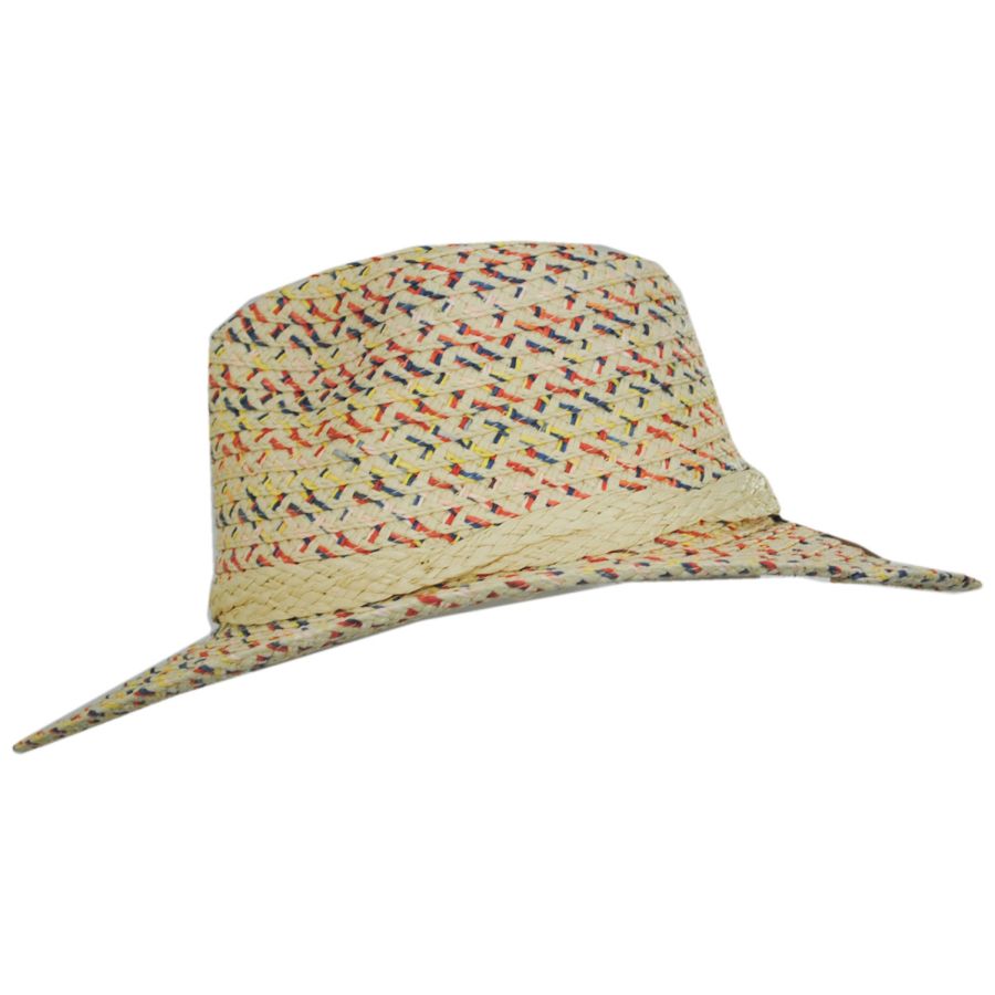 San Diego Hat Company Cheers Toyo Straw Fedora Hat Straw Fedoras