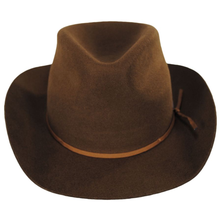 Brixton Hats Duke Wool Felt Cowboy Hat - Coffee Cowboy & Western Hats
