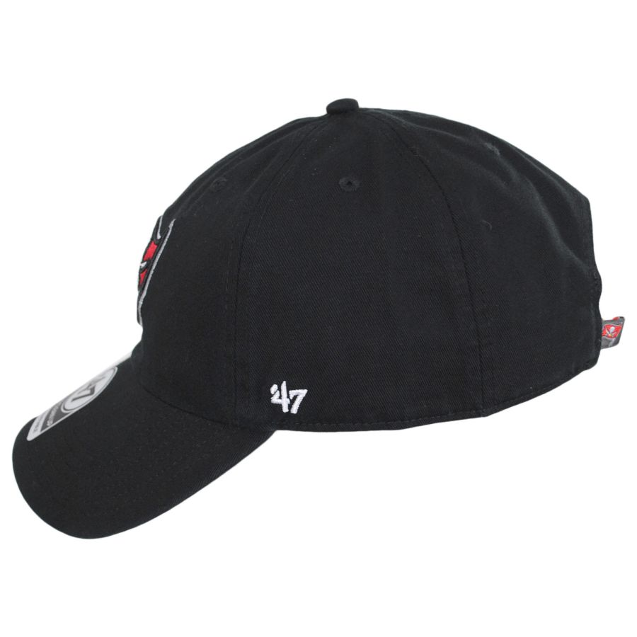 Toronto Raptors '47 Team Alternate Logo Clean Up Adjustable Hat - Black