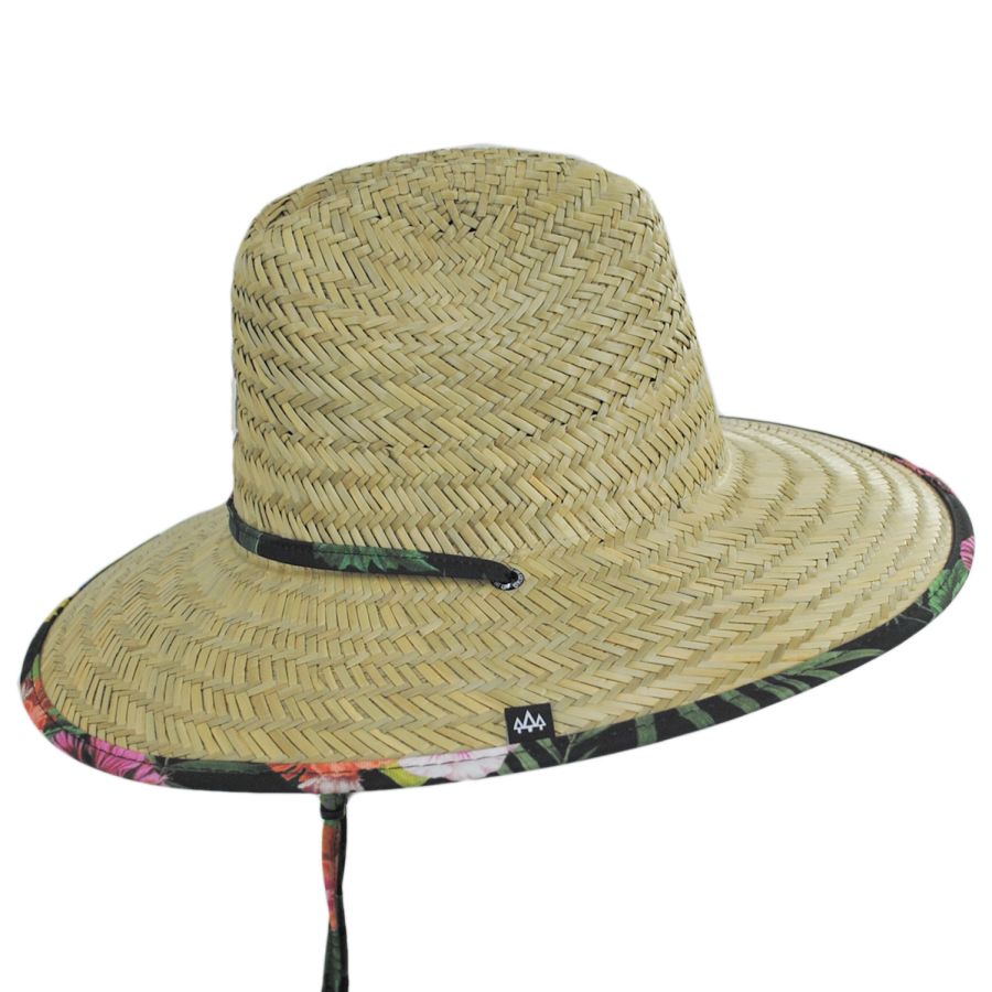 Hemlock Hat Co Kids' Turks Rush Straw Lifeguard Hat Girls