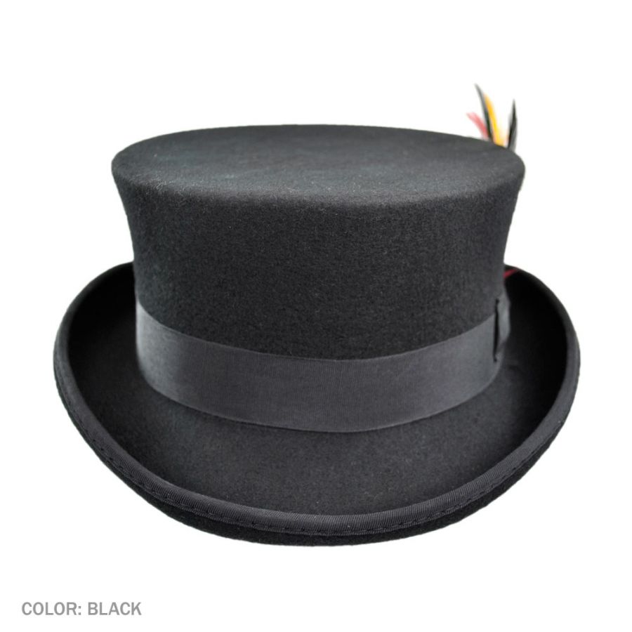 Jaxon Hats Deadman Wool Felt Top Hat Top Hats