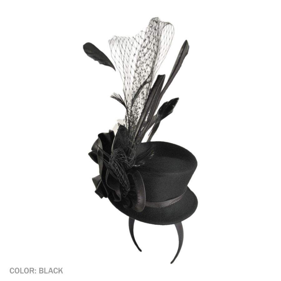 Jeanne Simmons Mini Top Hat Headband Fascinators & Headbands