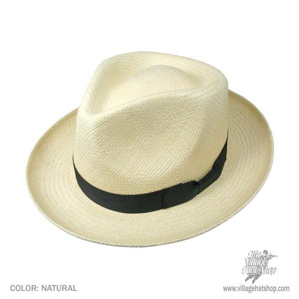 Stetson Retro Panama Straw Fedora Hat Panama Hats