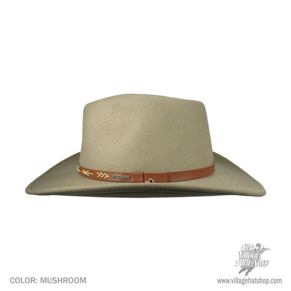 væsentligt På daglig basis kærtegn Stetson Santa Fe Crushable Wool Felt Western Hat Cowboy & Western Hats