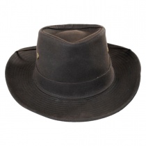 The McKenzie Waxed Cotton Outback Hat alternate view 2