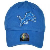 Detroit Lions NFL Clean Up Strapback Baseball Cap Dad Hat - Blue alternate view 2