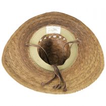 Laurel Lattice Palm Straw Facesaver Hat alternate view 4