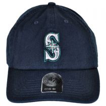 Seattle Mariners MLB Clean Up Strapback Baseball Cap Dad Hat alternate view 2
