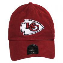 Kansas City Chiefs NFL Clean Up Strapback Baseball Cap Dad Hat alternate view 2