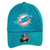 Miami Dolphins NFL Clean Up Strapback Baseball Cap Dad Hat alternate view 2