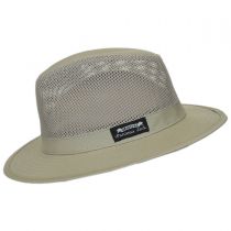 Mesh Crown Cotton Safari Fedora Hat alternate view 3