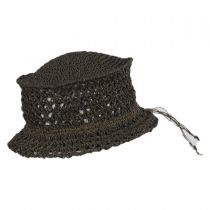 Veggie Fiber Straw Crochet Bucket Hat alternate view 2