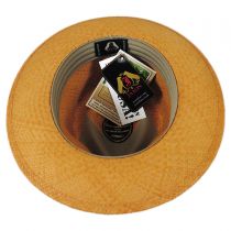 Stain Repellent Panama Straw C-Crown Fedora Hat alternate view 10