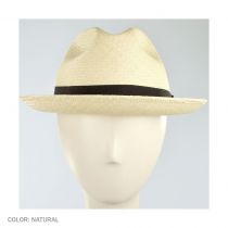 Panama Straw Trilby Fedora Hat - Natural alternate view 3