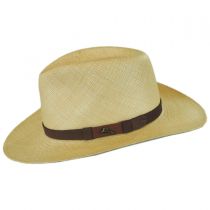 Leather Band Panama Straw Outback Hat alternate view 7