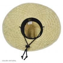 Palm Leaf Straw Lifeguard Hat w/ Bound Brim alternate view 8