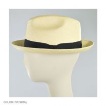 Panama Straw Trilby Fedora Hat - Natural alternate view 34