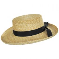 Violette Wheat Straw Boater Hat alternate view 9