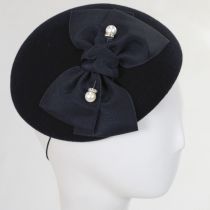 Wool Felt Ribbon Bow Accent Beret - Made to Order alternate view 3
