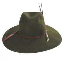 Trio Pheasant Feather Wool Felt Fedora Hat - Made to Order alternate view 2