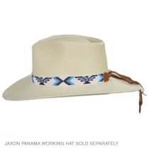 Eagle Beaded Hat Band - White alternate view 3
