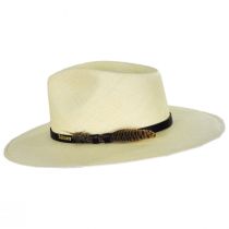 Klee Grade 8 Panama Straw Fedora Hat alternate view 3