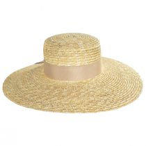 Fiume Milan Straw Boater Hat alternate view 2