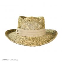 Pebble Beach Seagrass Straw Gambler Hat alternate view 16