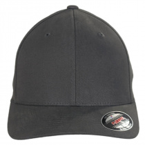 Brushed Twill MidPro FlexFit Fitted Baseball Cap alternate view 2