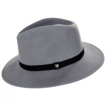 Messer Packable Wool Felt Fedora Hat - Gray alternate view 3