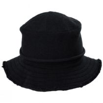 Frayed Edge Cotton Packable Bucket Hat alternate view 2