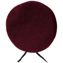Wool Military Beret with Lambskin Band alternate view 10