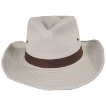 Cotton Twill Outback Fedora Hat alternate view 3