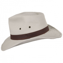 Cotton Twill Outback Fedora Hat alternate view 9