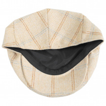 B2B Jaxon Hats Skyline Herringbone Overcheck Wool Blend Ivy Cap alternate view 4