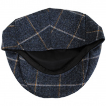 B2B Jaxon Hats Gaslamp Windowpane Plaid Wool Blend Ivy Cap alternate view 4